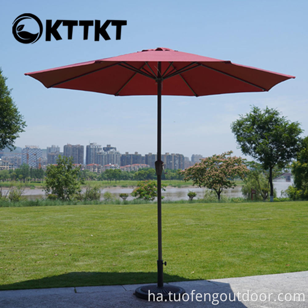 Komawa a waje na Kafaffen Sunhadeade Outdoor Camping Fixed Sunhade Umbrella Octagonal2 Jpg